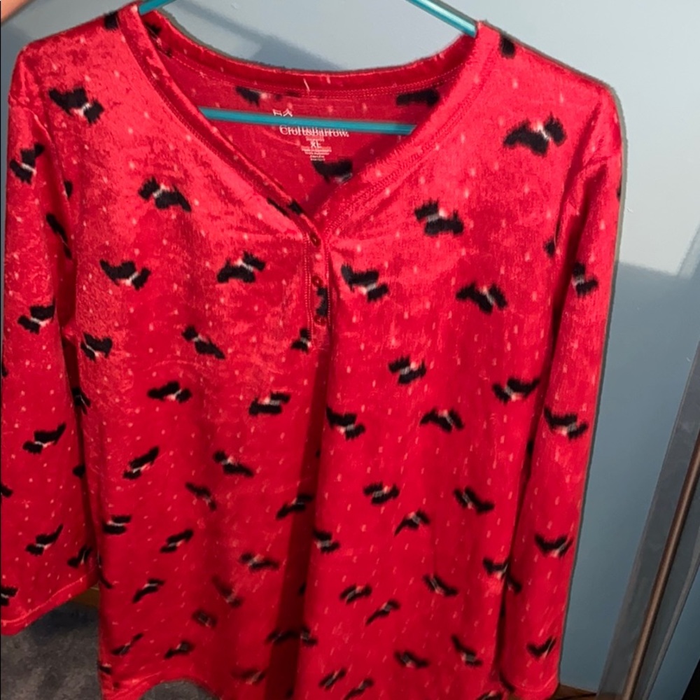 Soft Scottish Terrier Nightgown